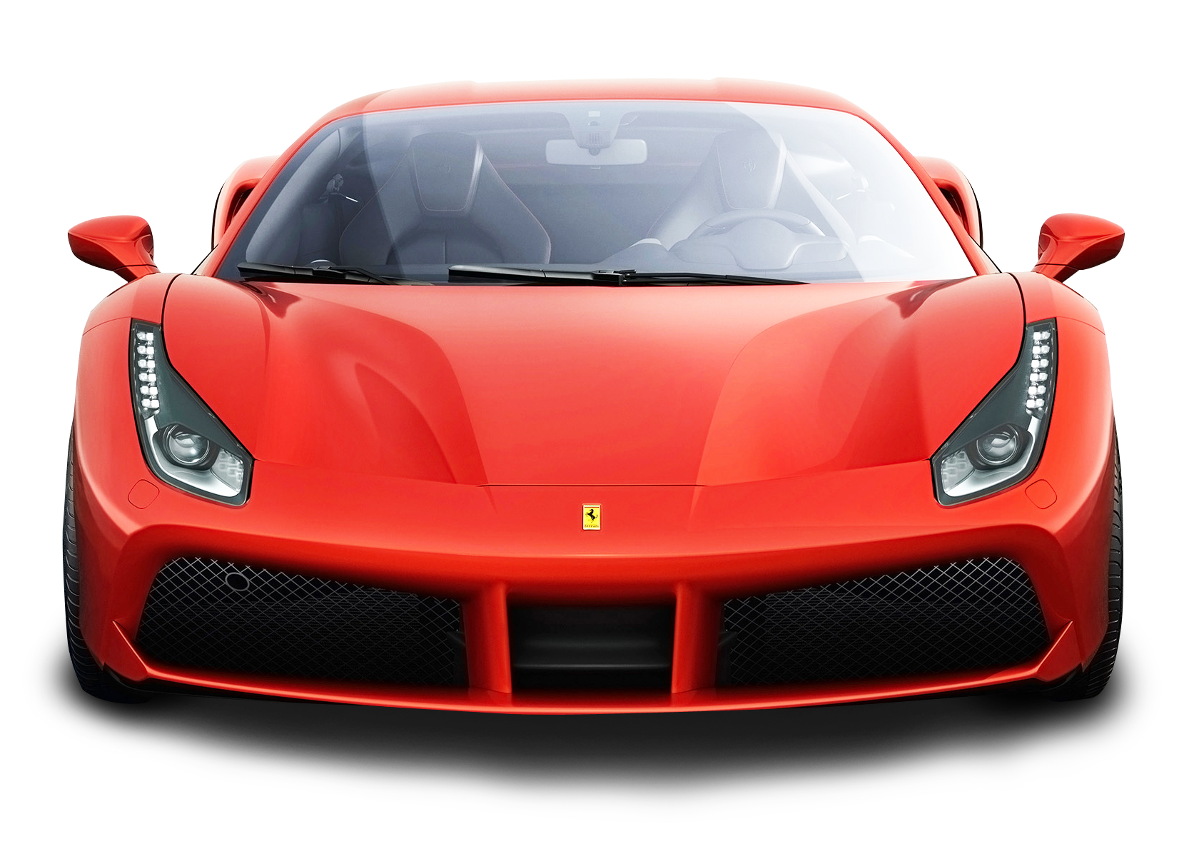 Ferrari View Front Red Cars PNG