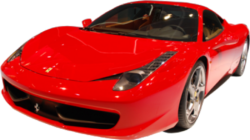 Front Cars Ferrari Red View PNG