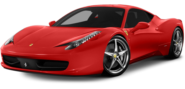 Ferrari Cars Side View Red PNG