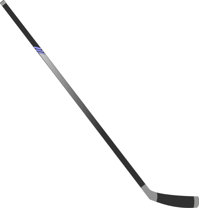 Vector Hockey Rink Stick Quality PNG