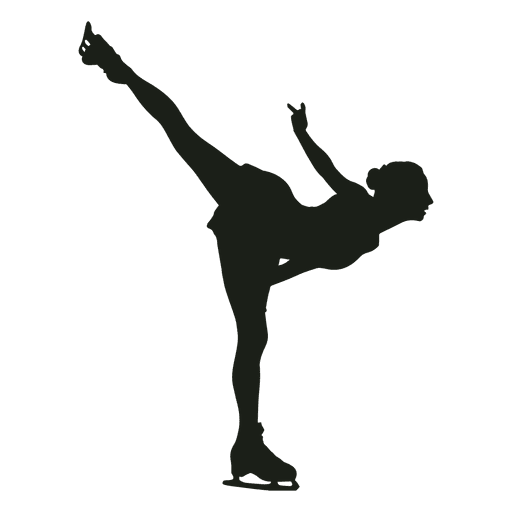 Figure Skating Fruits Athlete Silhouette PNG