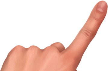 Ring Thumb Touch Dash Piece PNG