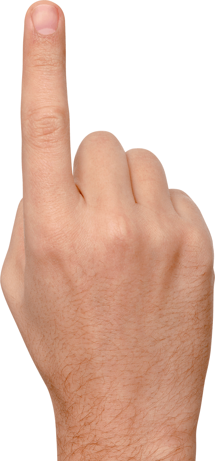 Point Digit Hand Finger Day PNG