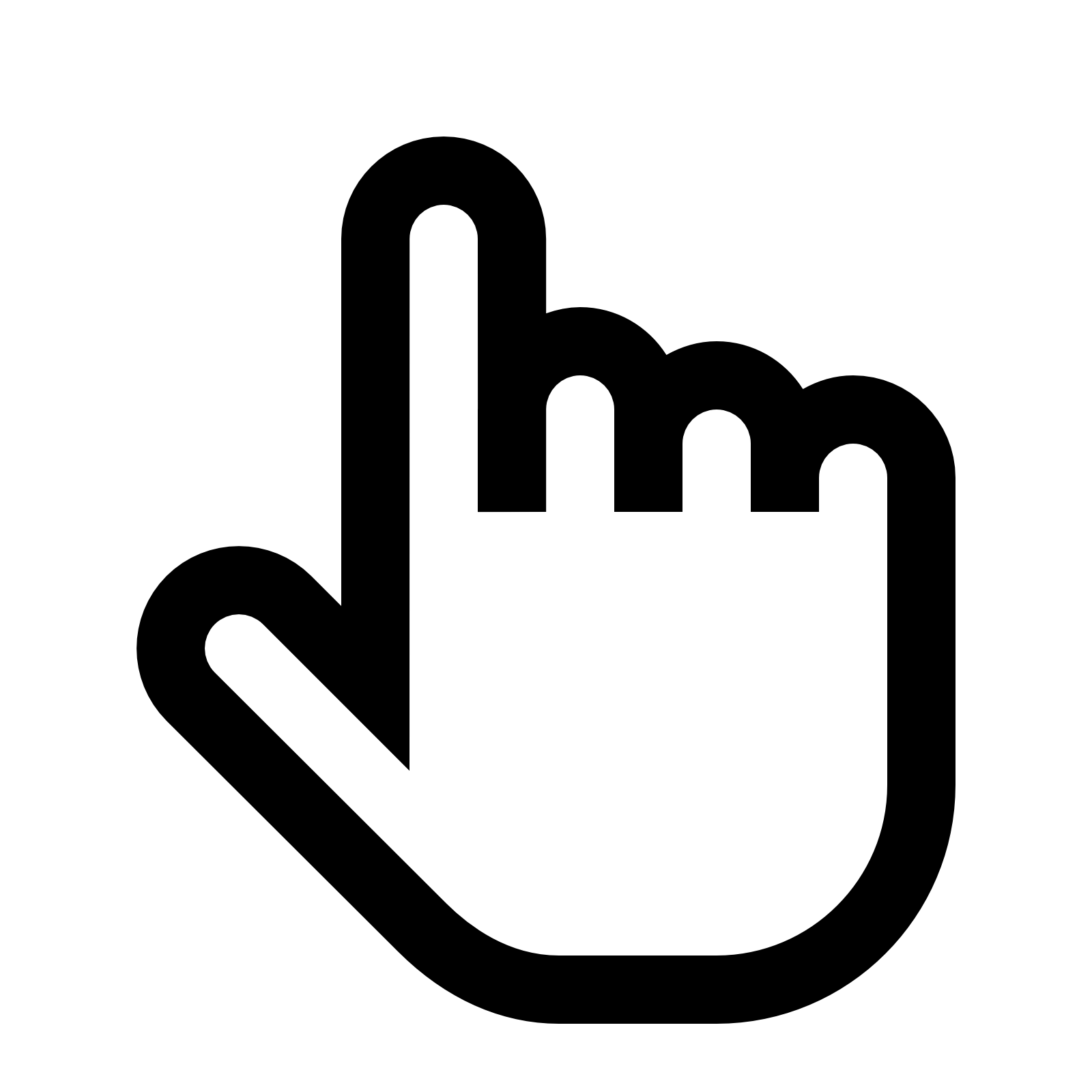 Gesture Area Hand Icons Thumb PNG