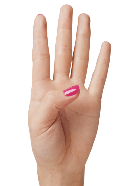 Women Finger Ink Four Moment PNG