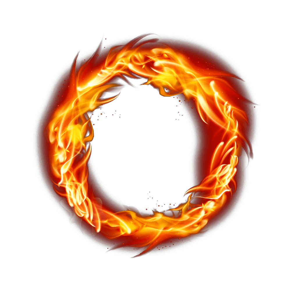 Circle Flame Crossfire Nature Fire PNG