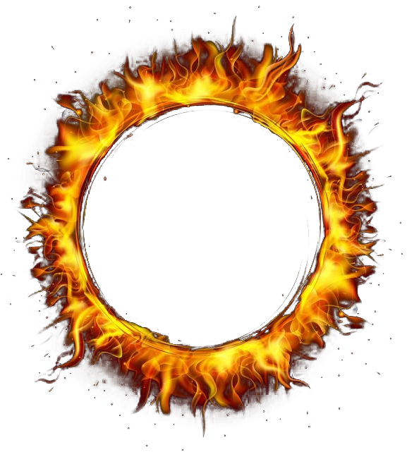 Flame Icon Alight Ignition Circle PNG