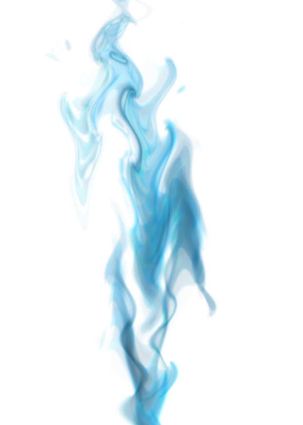 Smile Natural Flak Blue Flaming PNG