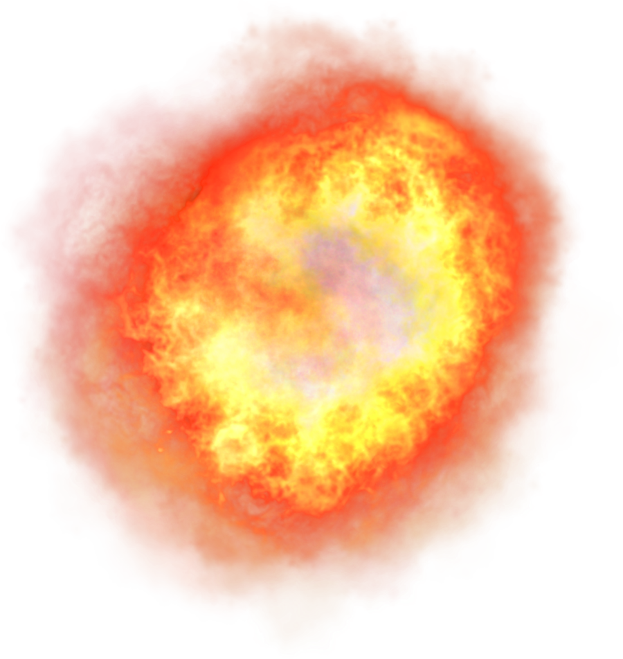Paint Conflagration Powerhouse Blaze Fireball PNG