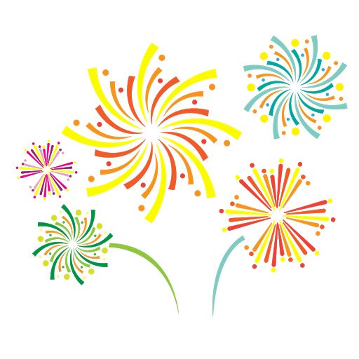 Sparklers Spectators Pyrotechnics Spiral Colorful PNG