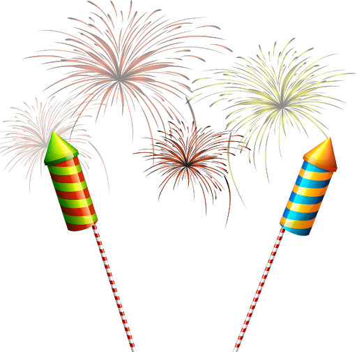 Fireballs Fireworks Petards Holiday Revelry PNG