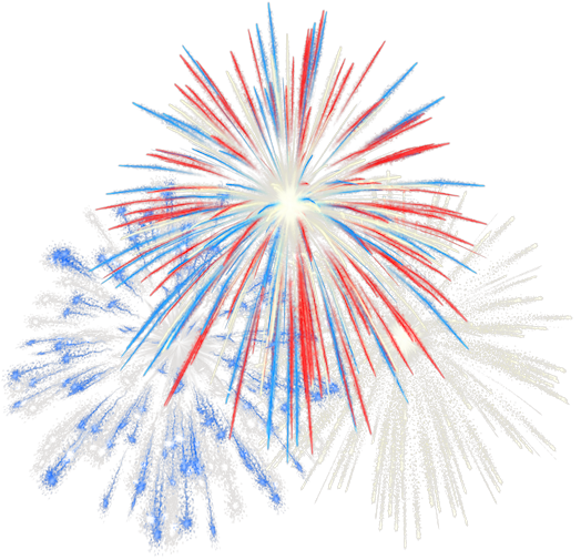 Spring Fire Wreath Fireworks Lamp PNG