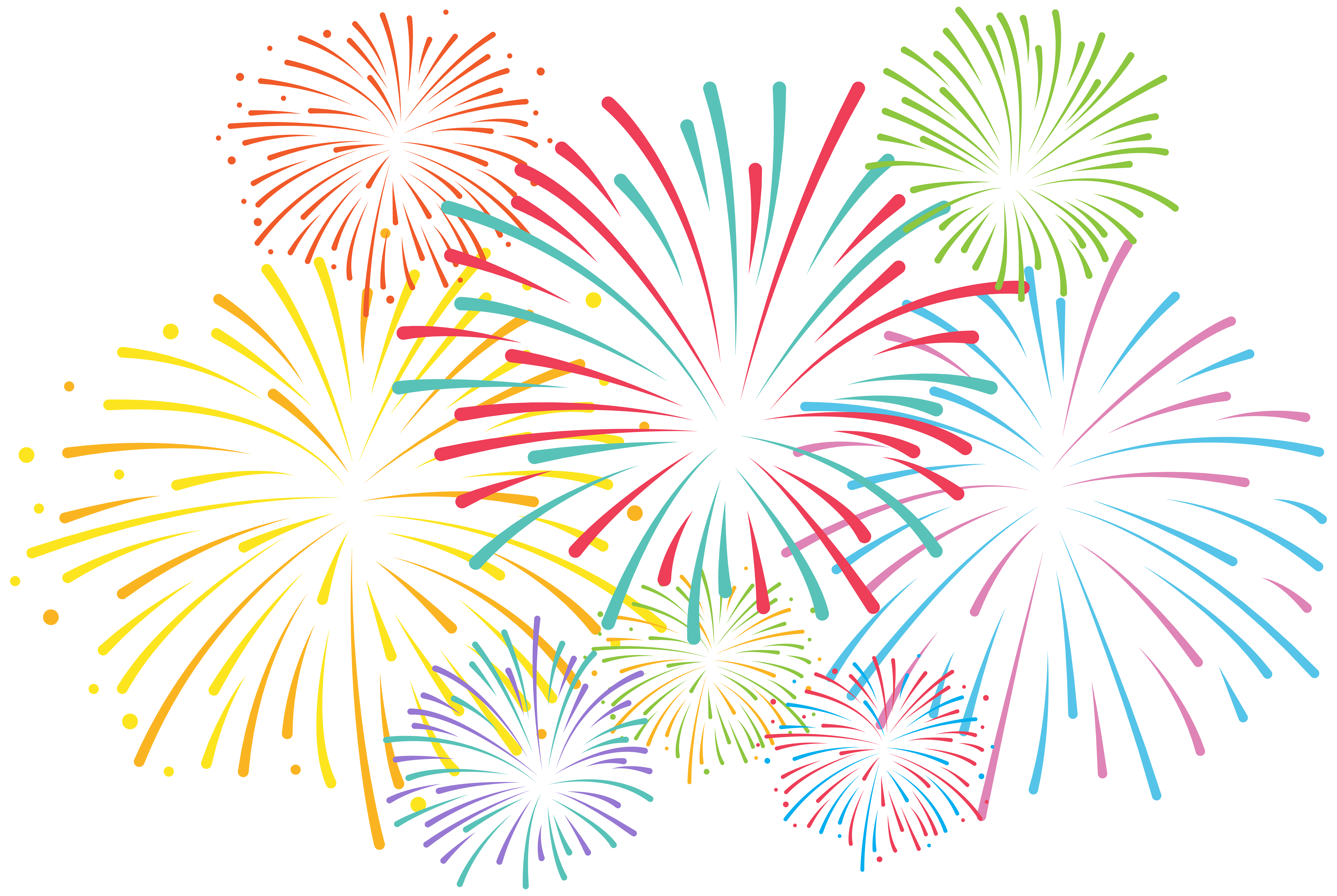 Drawing Fireworks Cookout Recreation Pattern PNG