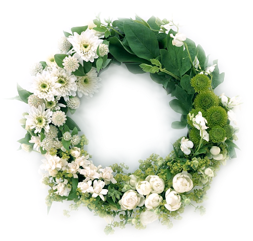 Funeral Nature Wreath Daisy Flower PNG