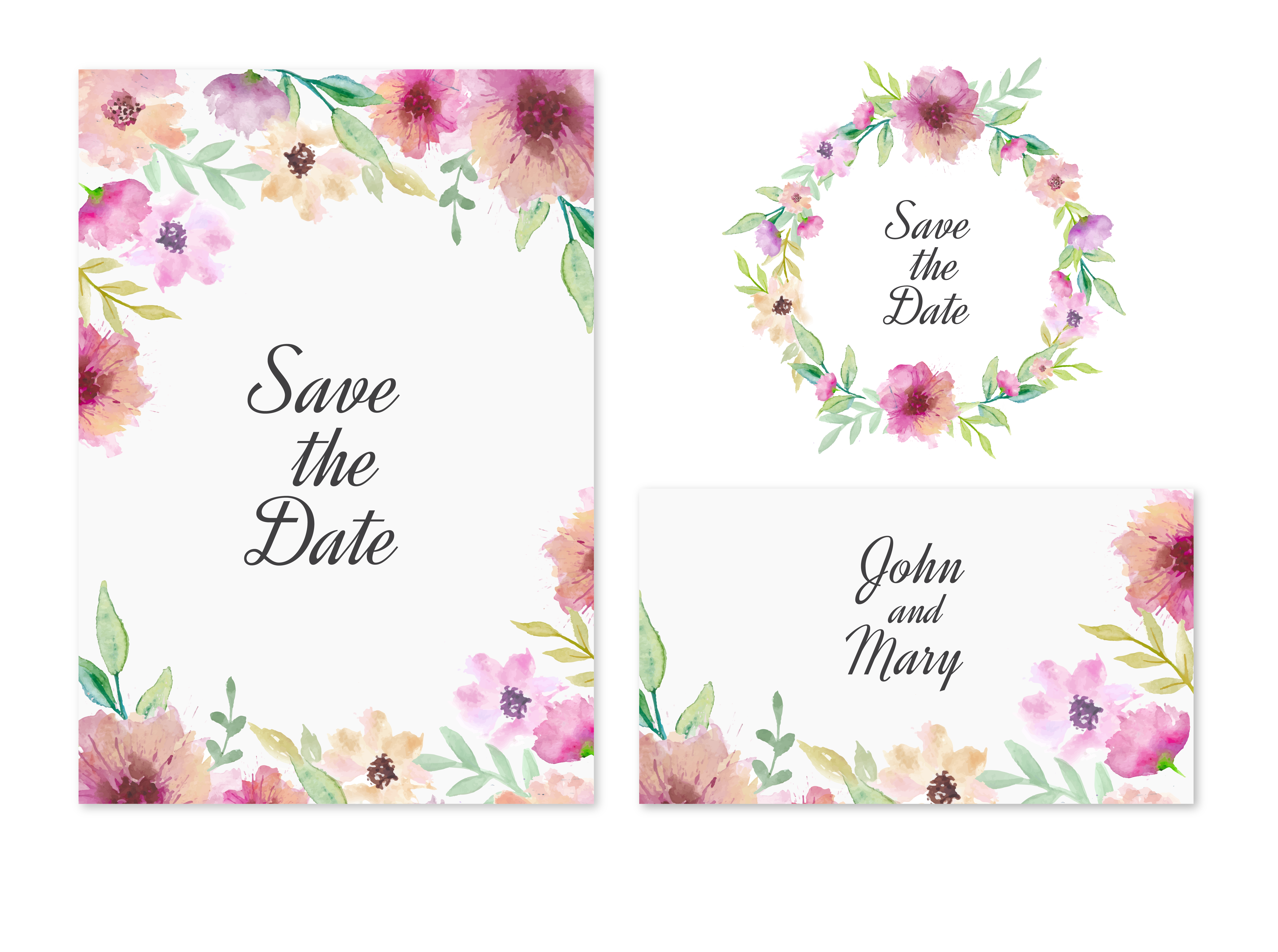 Design Frame Floral Pink Daffodil PNG