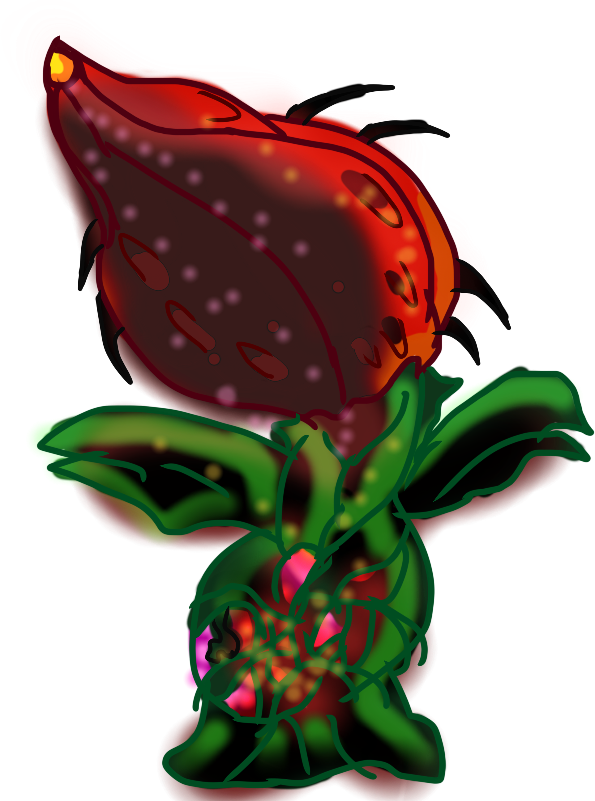 Nature Rosebush Garlands Seedpods Florets PNG