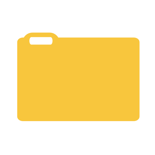 Filename Case Gold Folder Booklet PNG