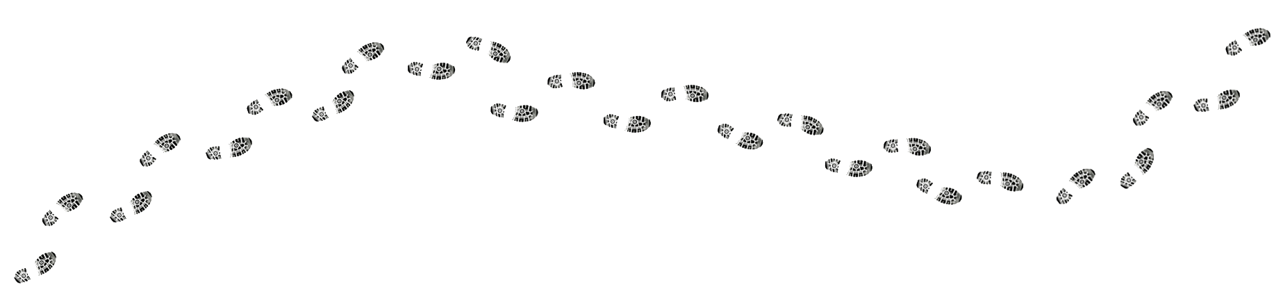 Footstep Footsteps Mounds Rubbings Tracer PNG