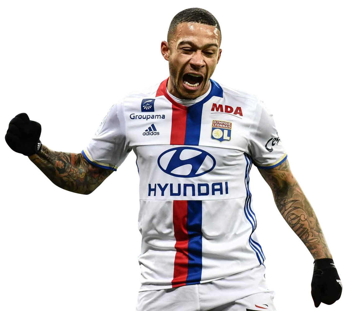 Memphis Lyonnais Football Sportswear Depay PNG