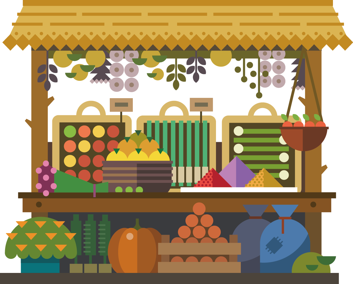 Marketplace Travel Recreation Design Vegetable PNG