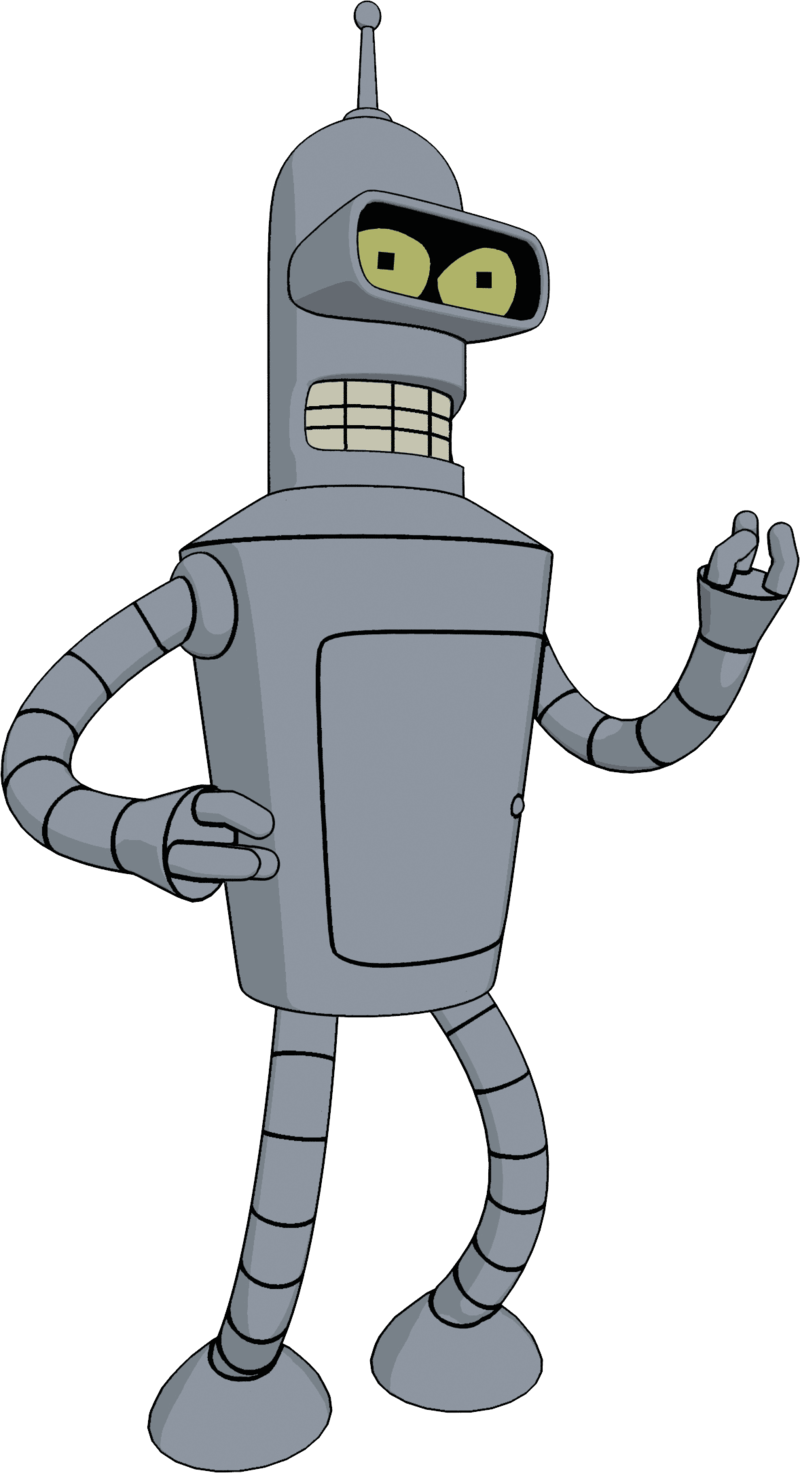 Bender Cartoon Futurama PNG