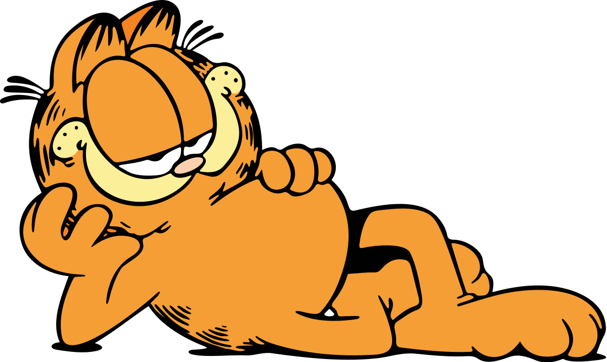 Garfield Cartoon PNG