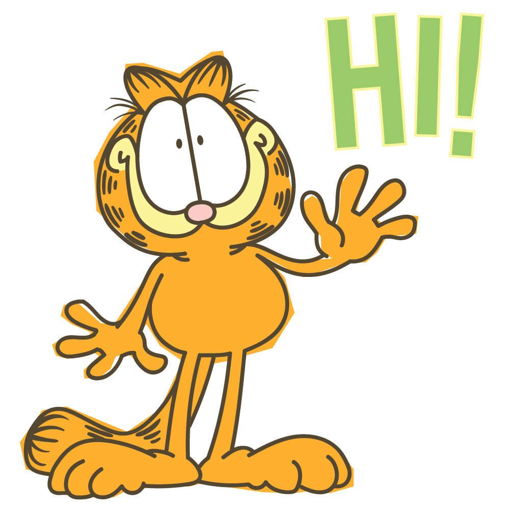 Garfield Cartoon PNG