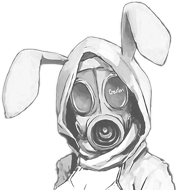 Wolf Cool Goggles Mask Drawing PNG