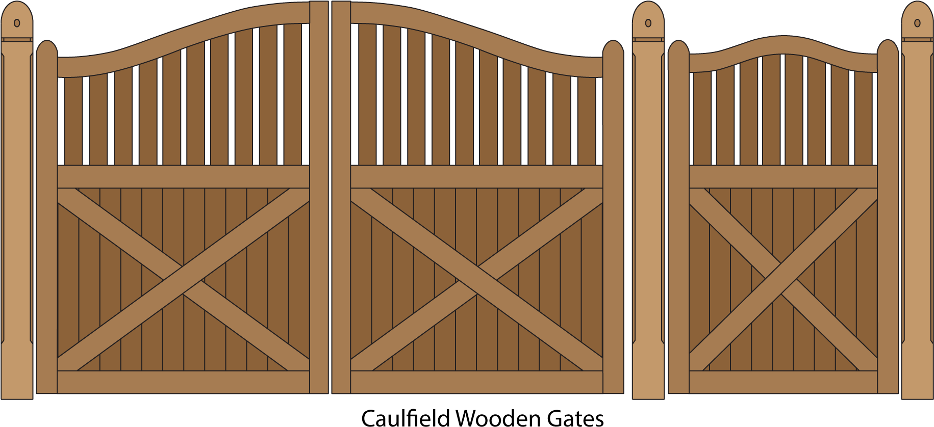 Door Grille Railing Fence Section PNG