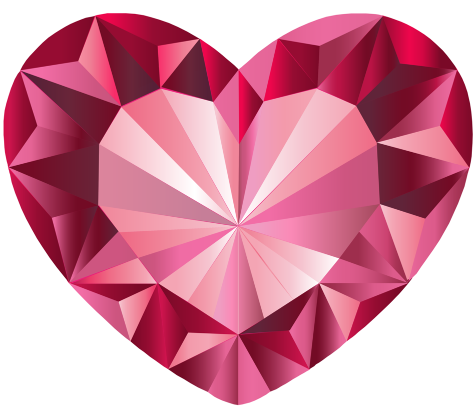Topaz Heart Chalcedony Gemstone Pink PNG