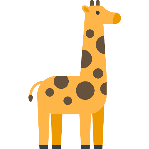 Giraffe Dromedary Critter Orangutan Vector PNG