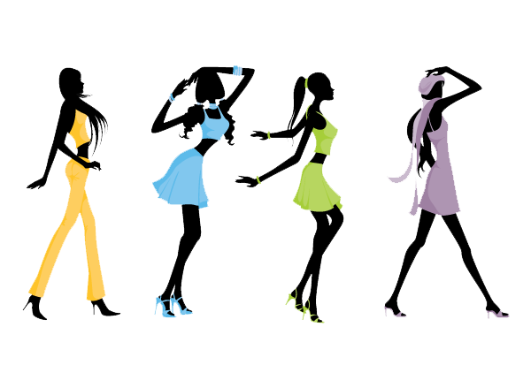 Gal Girl Chick Fashion Damsel PNG