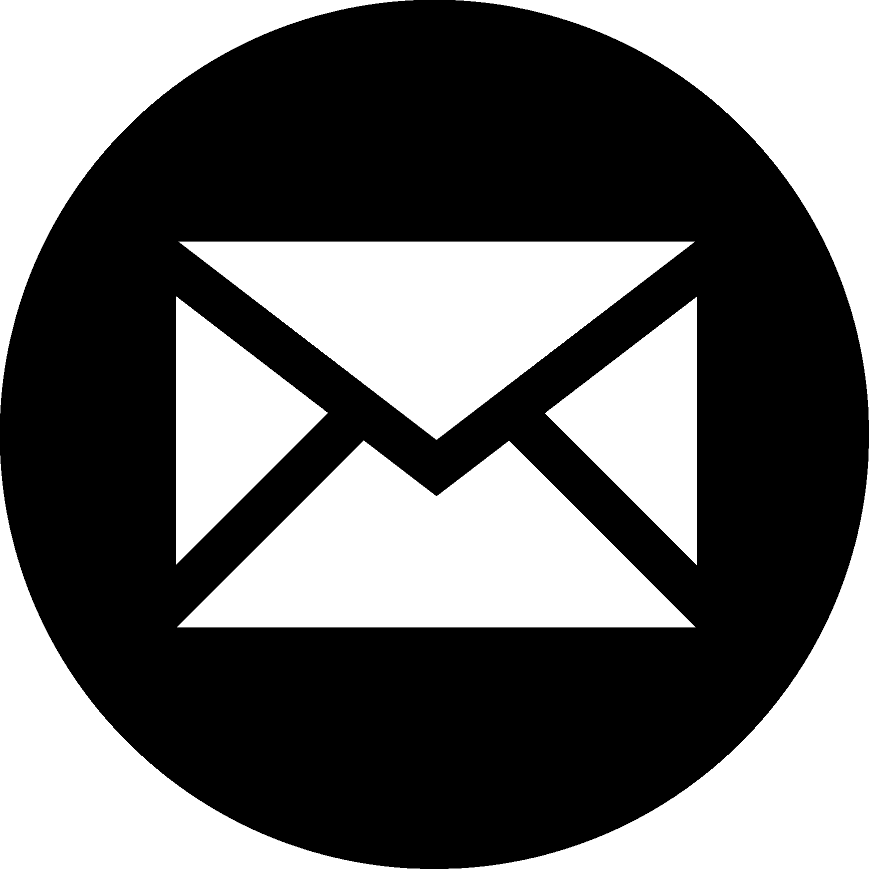 Logo Computer Webmail Monochrome Mail PNG