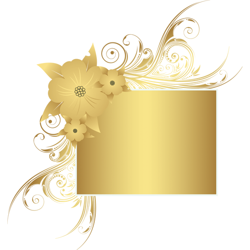 Worry Gilt Rgb Flower Gold PNG