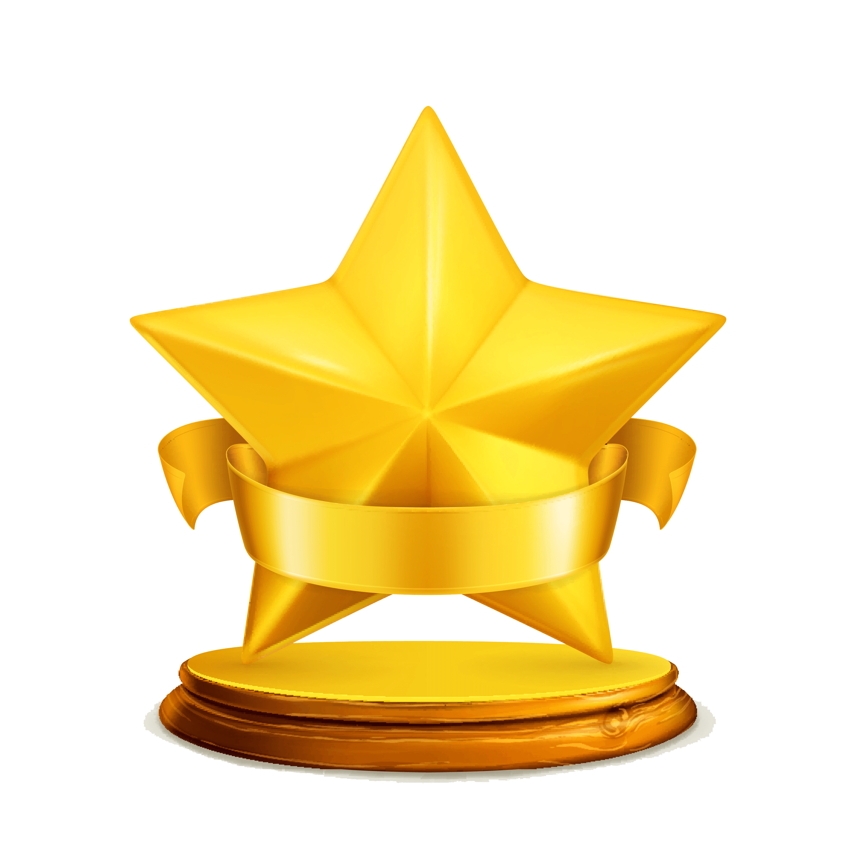 Gold Trophy Achievement Fear Yellow PNG