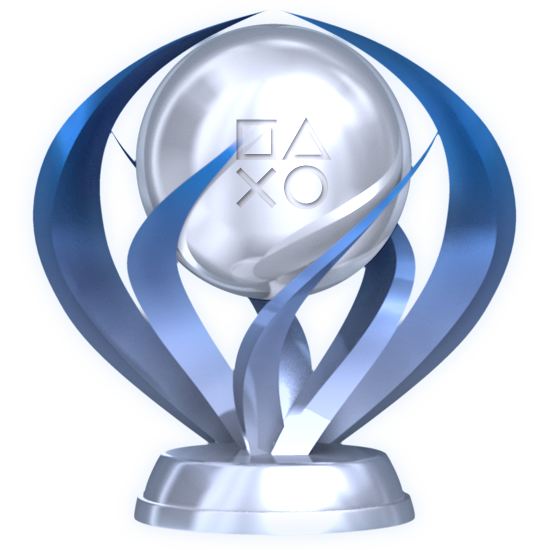 Playstation Trophy Platinum Award Gold PNG