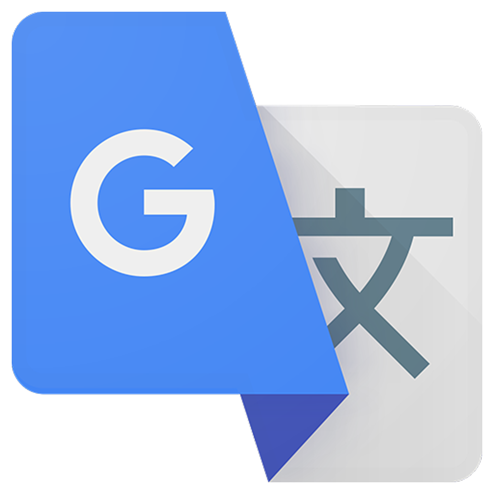 Google Speech Translation Android Blue PNG