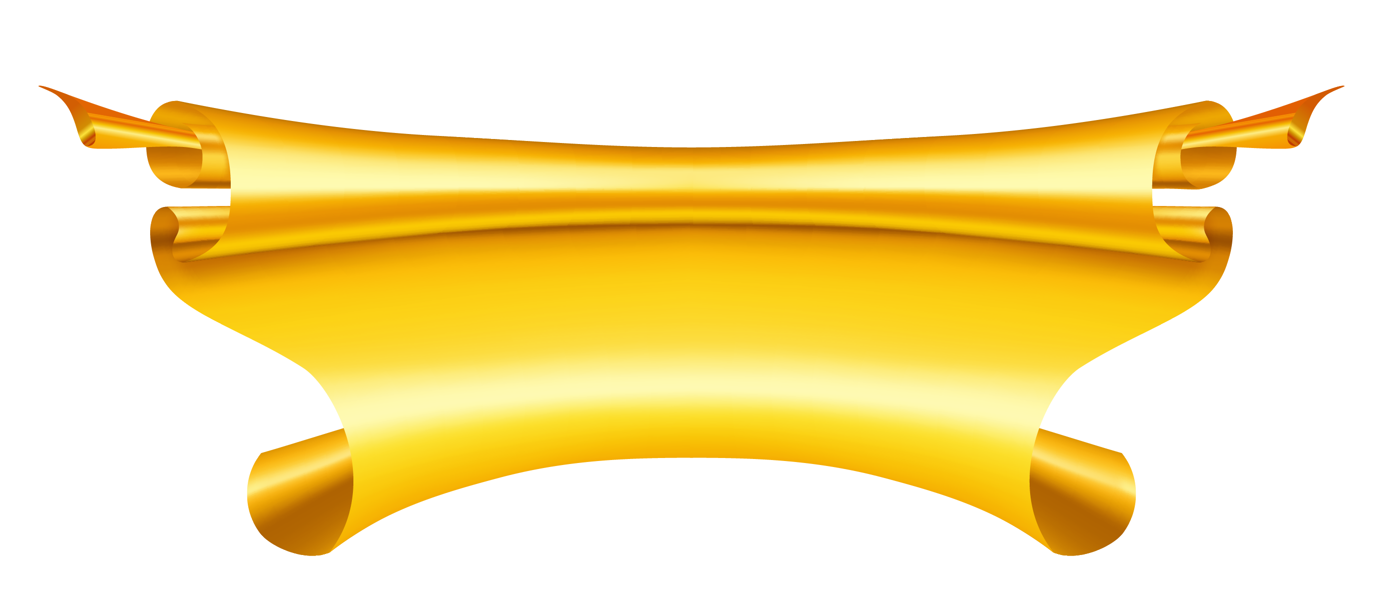 Design Decals Golden Chart Ribbon PNG