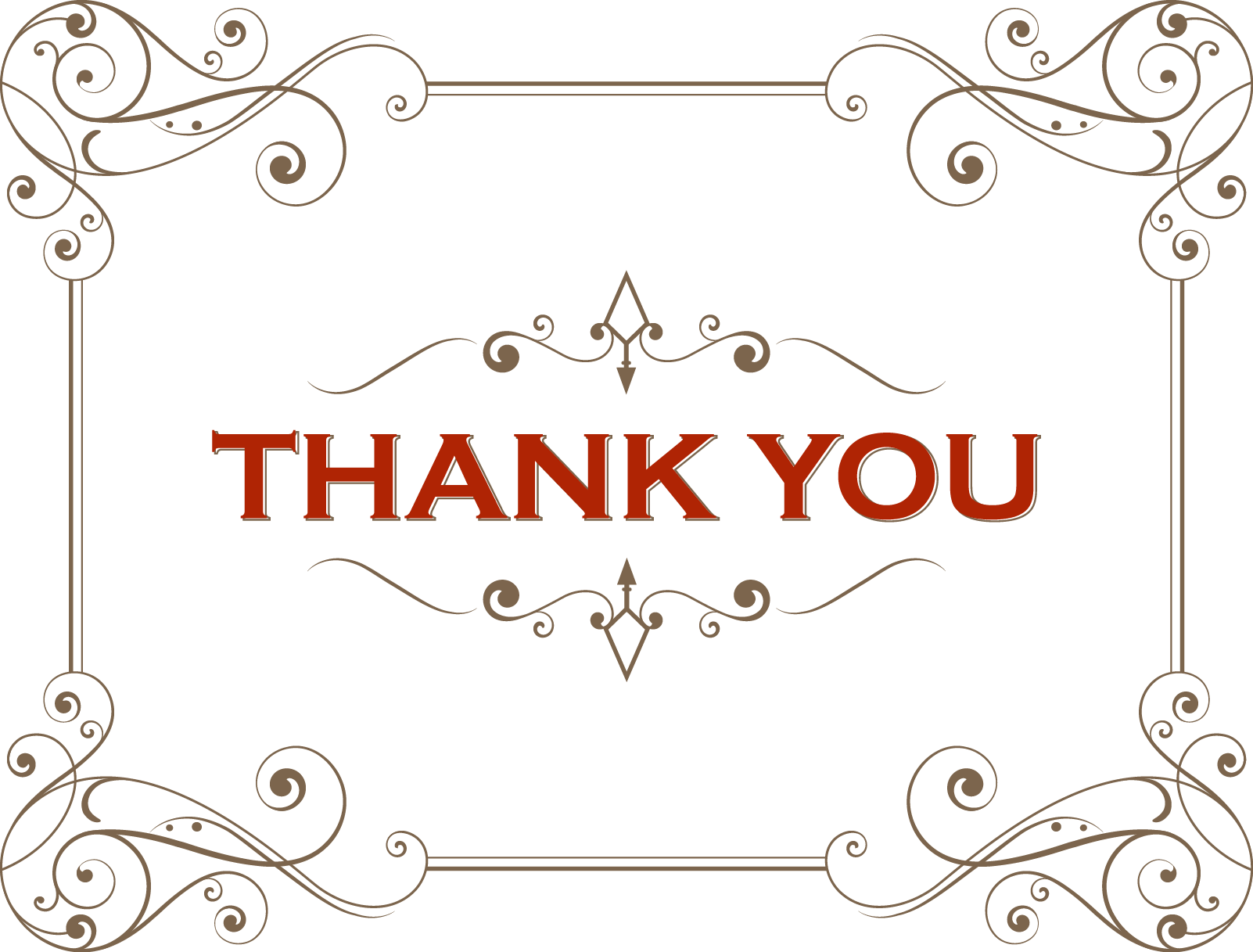 Thanks Text Vector Flower Devising PNG