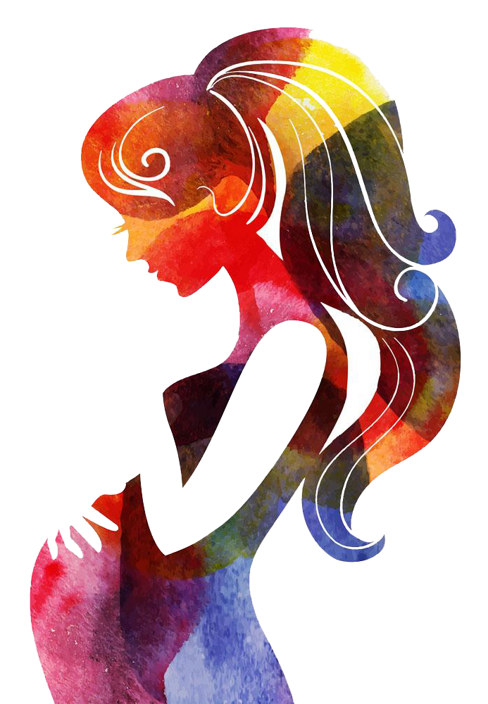 Mother Art Day Logo Gift PNG