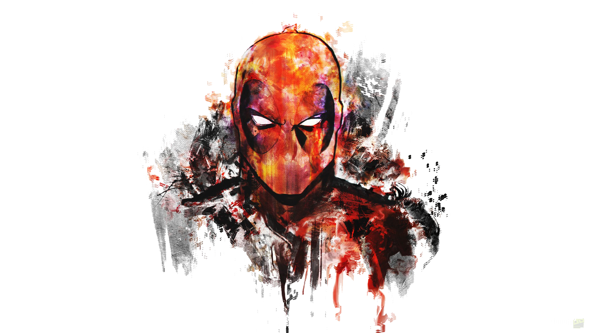 Graphic Art Computer Deadpool Wallpaper PNG