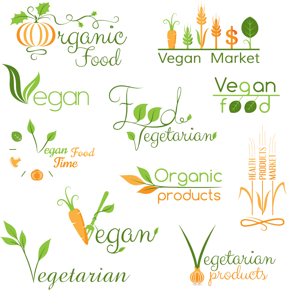 Carrot Font Vegetarian Food Logo PNG