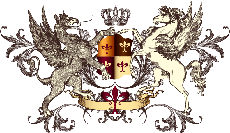 Medieval Crest Pegasus Arms Brand PNG