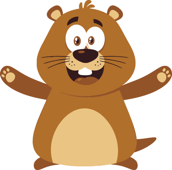For Day Groundhog Drop Beaver PNG