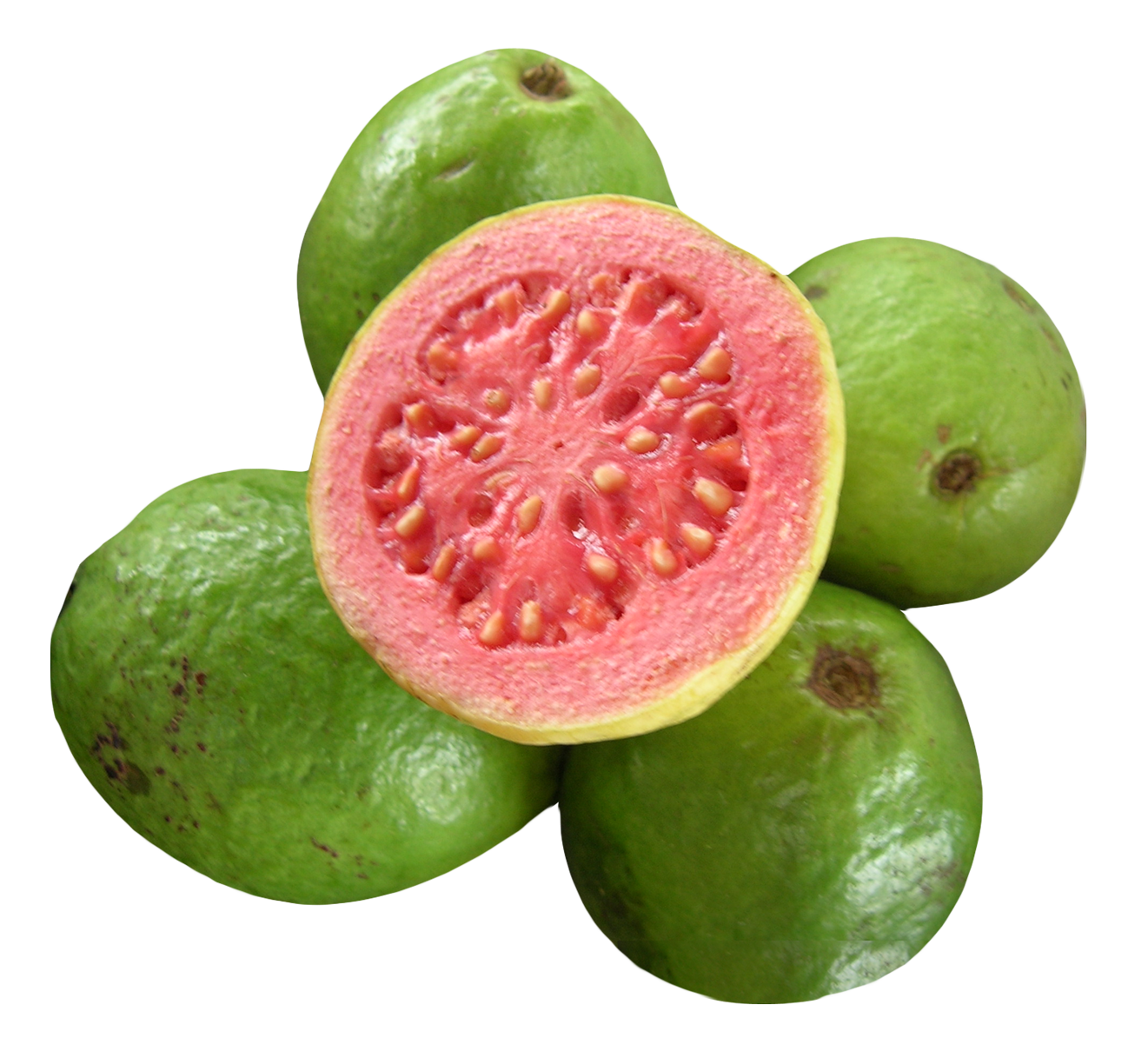 Pink Pawpaw Guava Capsicum Papaya PNG