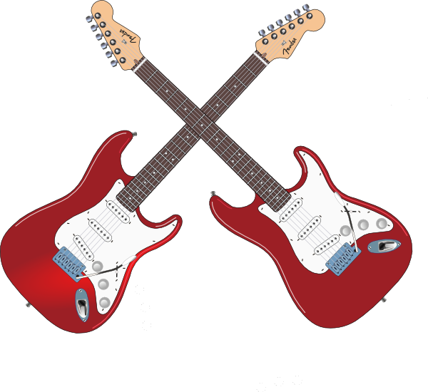 Melody Red Drumsticks Bassist Vector PNG