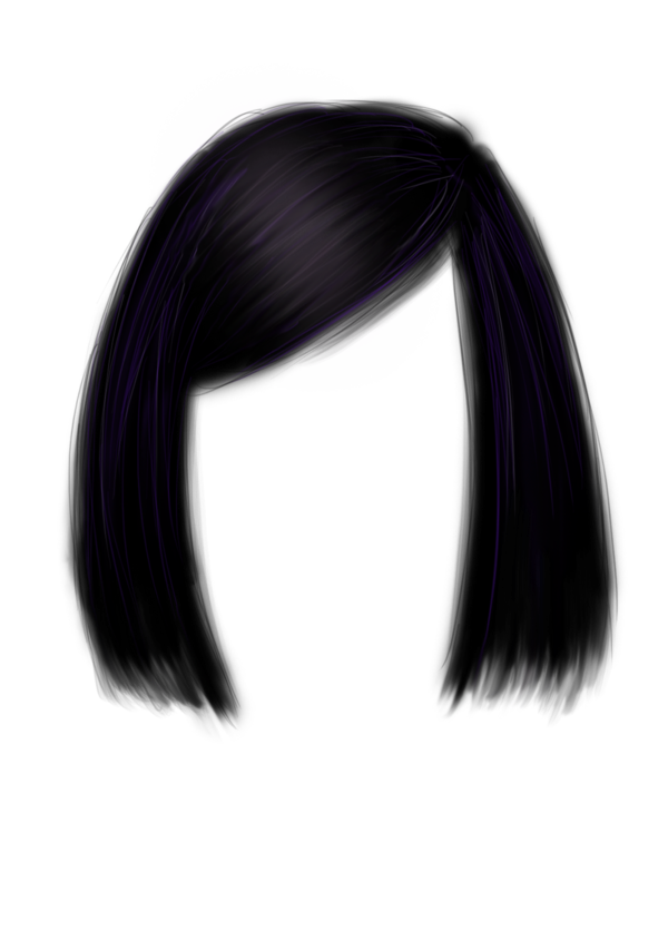 Fuzz Yarn Hairline Hair Wick PNG