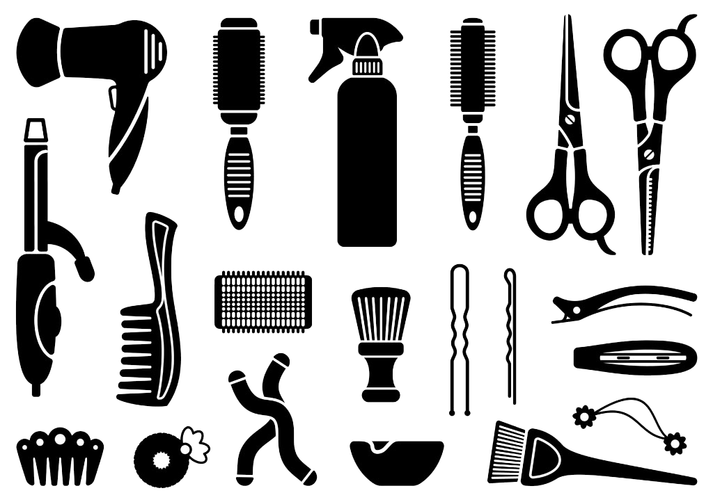 Tool Icon Barber Design Hairdressing PNG