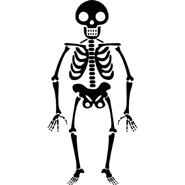 Skeleton Friends Joy Cheer Halloween PNG