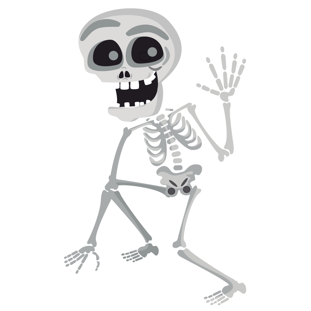 Halloween Yule Skeleton Kiddies PNG